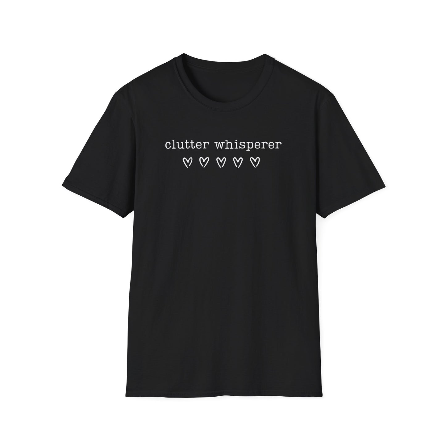Clutter Whisperer Black Tee