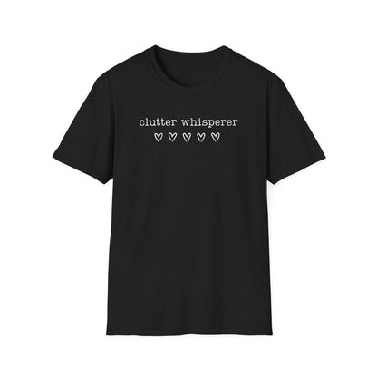 Clutter Whisperer Black Tee