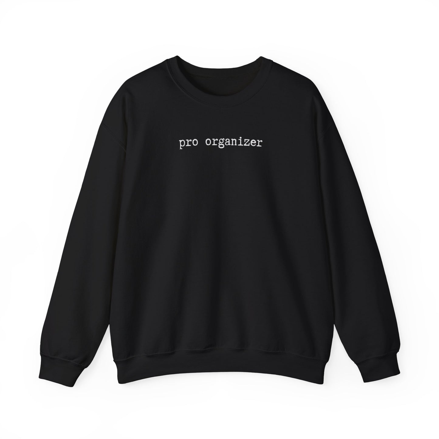 Pro Organizer Black Sweatshirt