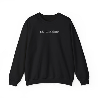 Pro Organizer Black Sweatshirt