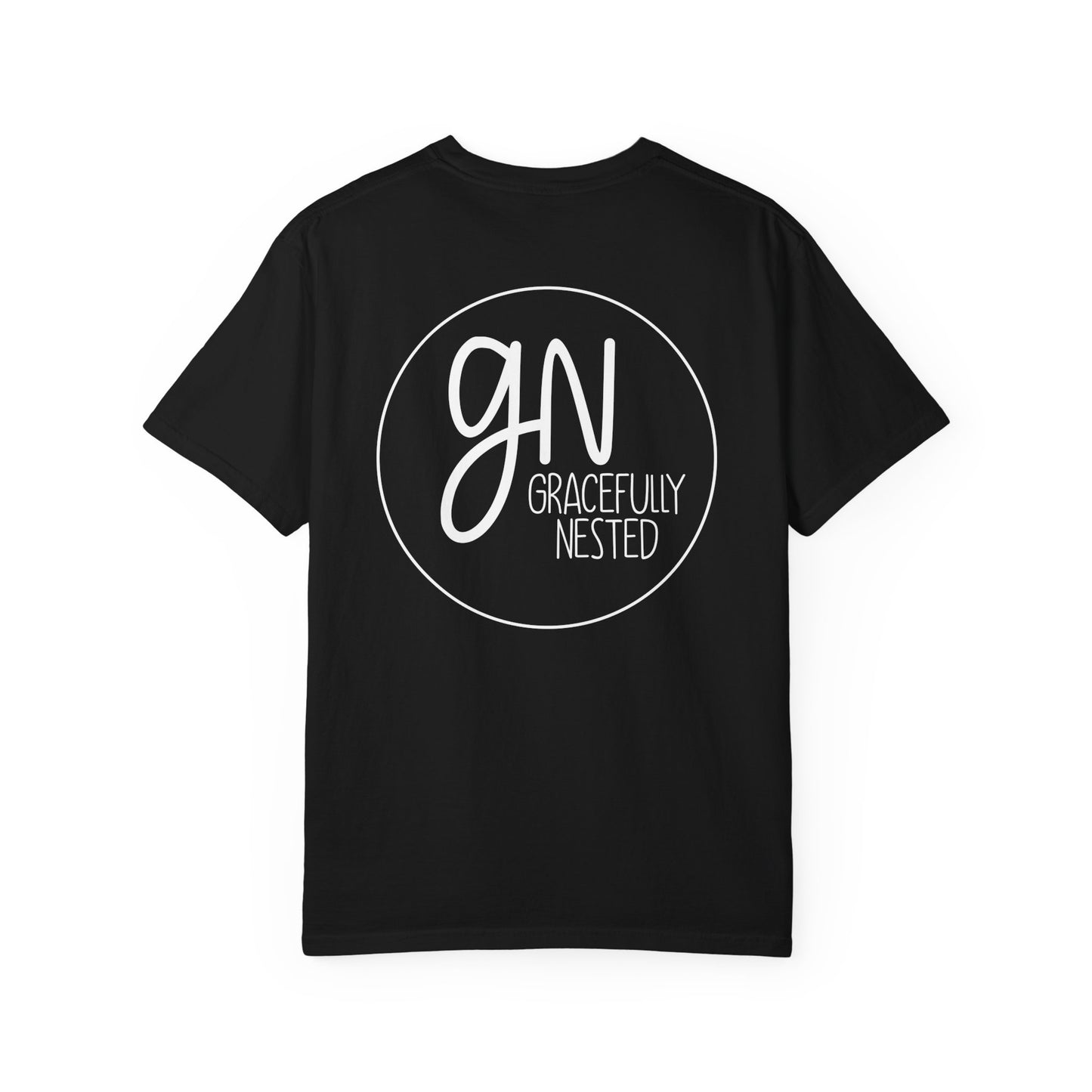 Gracefully Nested Logo Black Tee