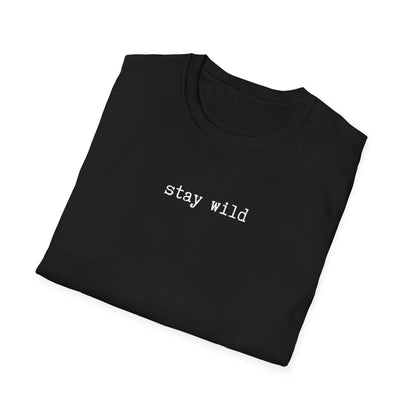 Stay Wild Black Tee