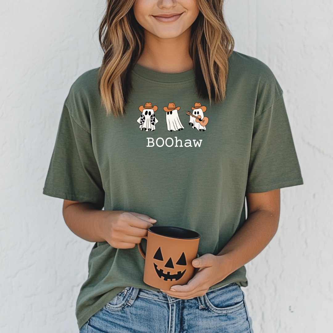Boohaw Cowboy Ghosts Tee Shirt