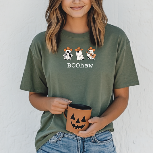 Boohaw Cowboy Ghosts Tee Shirt