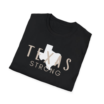 Texas Strong State Black Tee