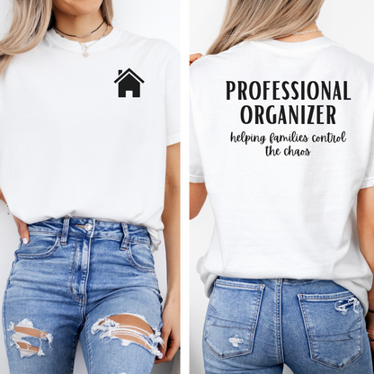 Front & Back Professional Organizer Tee Shirt