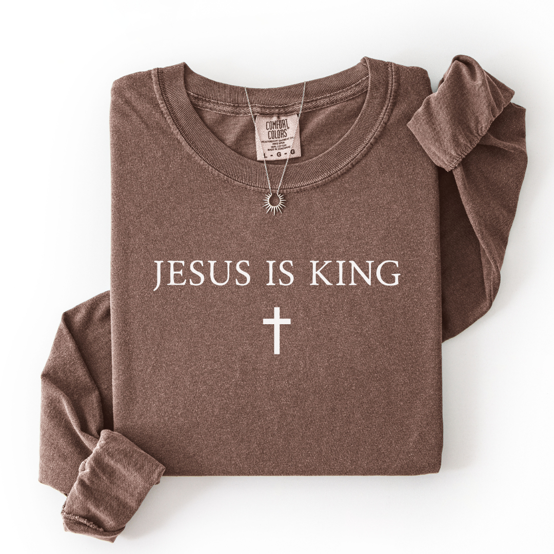 Jesus is King Long Sleeve Tee