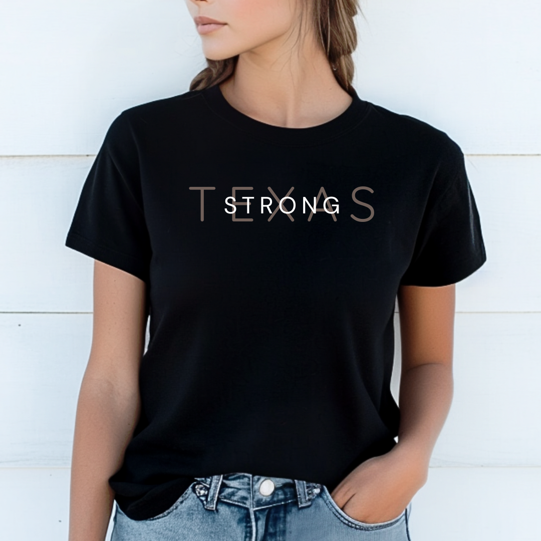 Texas Strong Overlap Tee