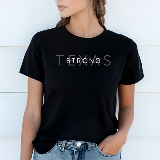 Texas Strong Overlap Tee