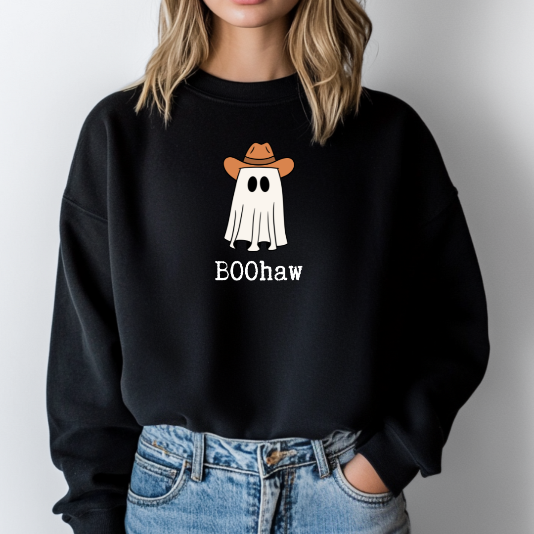 Boohoo Cowboy Ghost Sweatshirt
